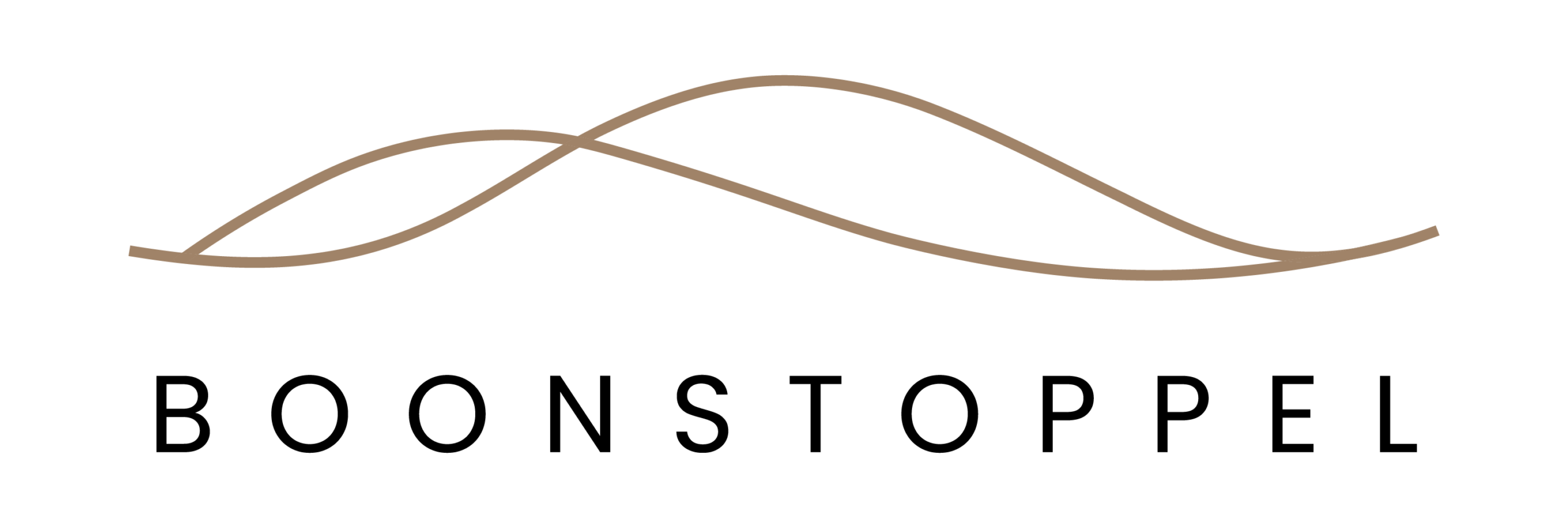 Boonstoppel logo, goud met zwart